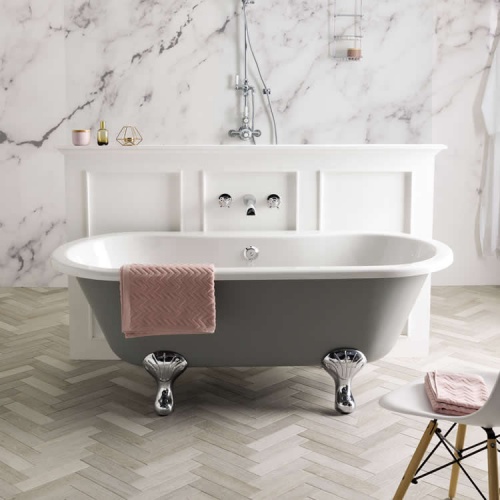 BC Designs Elmstead 1700mm Double Ended Bath & Overflow